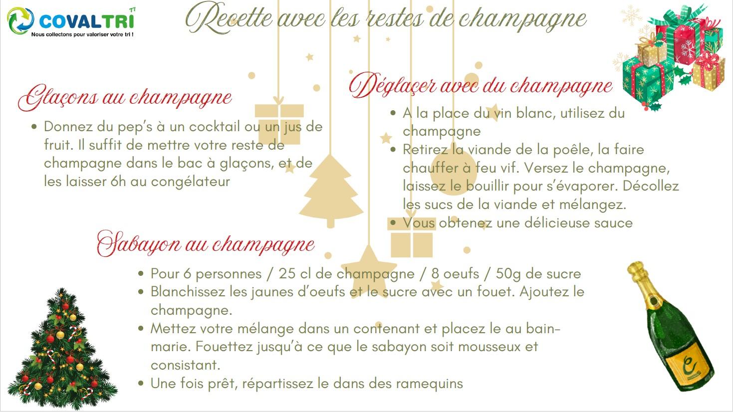 Reste de champagne